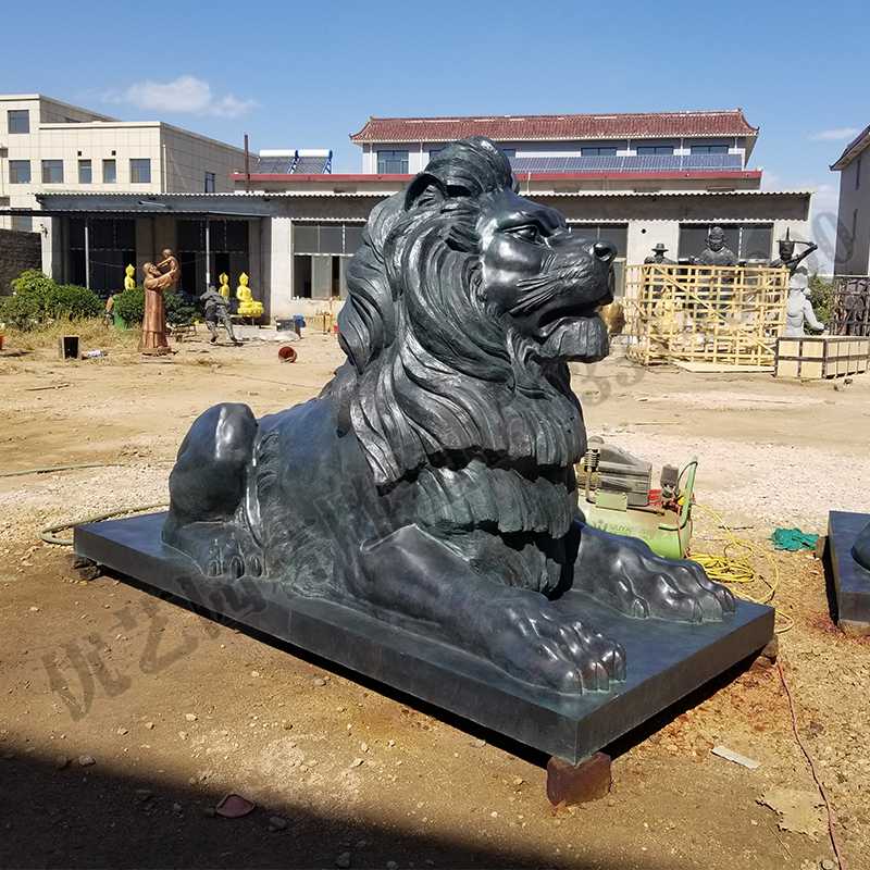 匯豐銅獅子，銅雕塑廠家，歐式銅獅子，銀行銅獅子雕塑